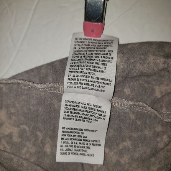 AMERICAN EAGLE Soft & Sexy  Short Sleeve T Shirt Gray Tan Womens Plus Size XXL - Picture 5 of 6